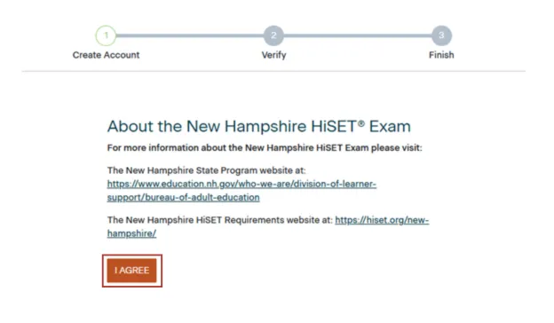 create your account step 4