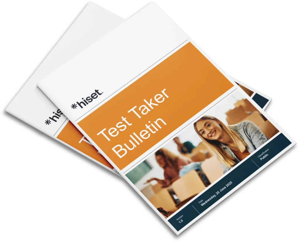 hiset test taker bulletin